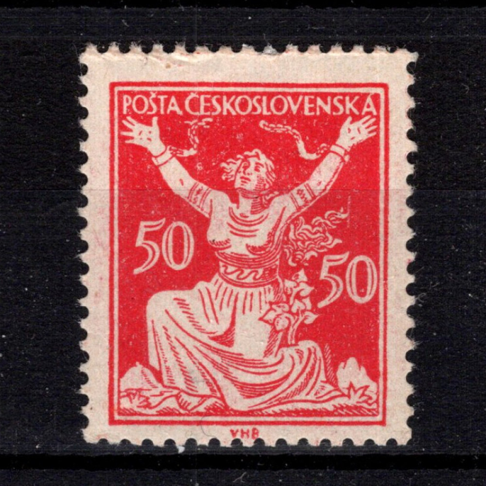 Známka ČSR, Pof.155**, 50h