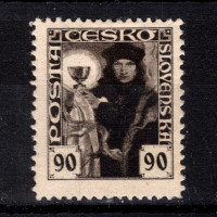 Sello Checoslovaquia, Pof.163 (Mi. 182), MH, 90h