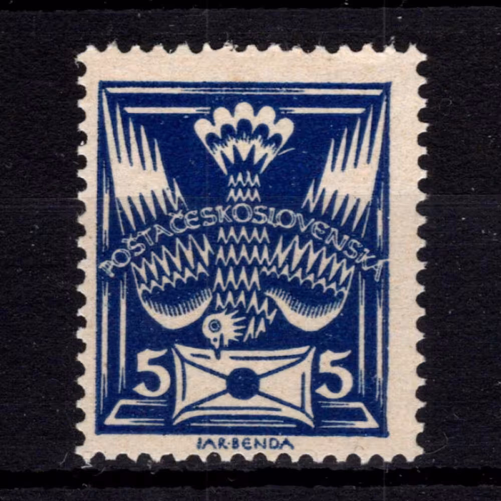 Stamp Czechoslovakia, Pof.143 (Mi. 162), MH, 5h