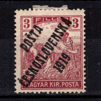 Briefmarke Tschechoslowakie, Pof.102 (Mi. 121)*, 3f