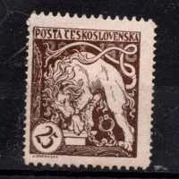 Známka ČSR, Pof.28B*, 25h