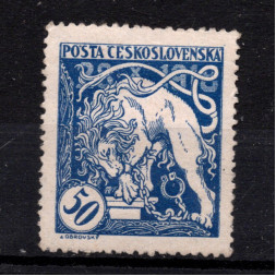 Známka ČSR, Pof.29A*, 50h