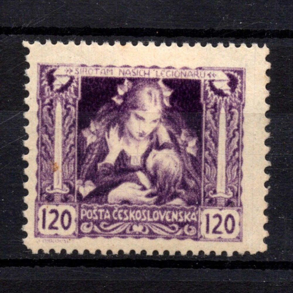 Briefmarke Tschechoslowakie, Pof.32B (Mi. 39F)*, 120h