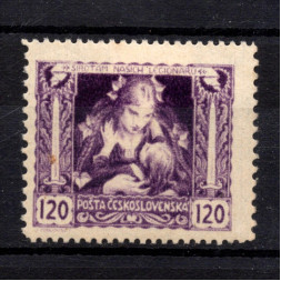Briefmarke Tschechoslowakie, Pof.32B (Mi. 39F)*, 120h