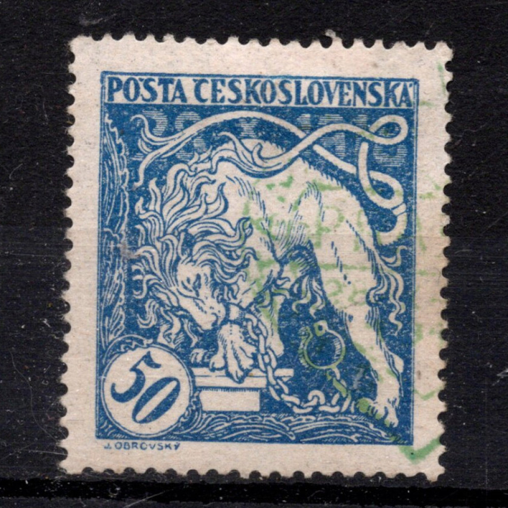 Selo Tchecoslováquia, Pof.29A (Mi. 36A), MH, 50h