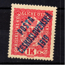 Sello Checoslovaquia, Pof.47 (Mi. 50), MNH, 1K