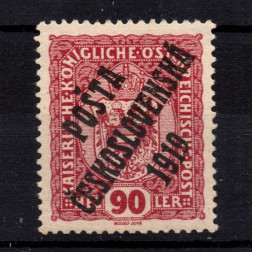 Sello Checoslovaquia, Pof.46 (Mi. 49), MNH, 90h