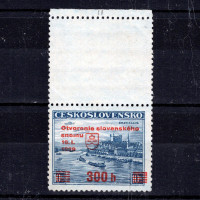 Selo com vinhetas Tchecoslováquia, Pof.350 (Mi. 405), MNH, 300h/10 Kč