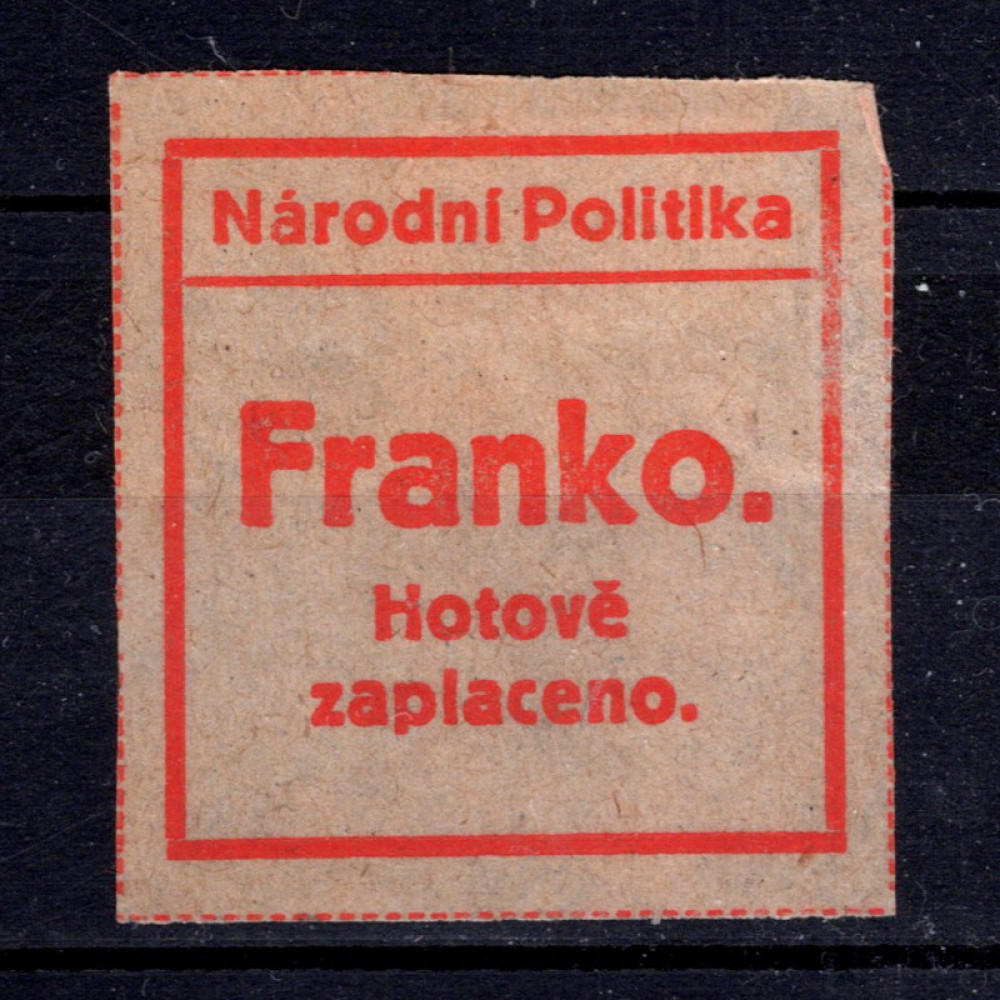 Známka ČSR, Pof.NN17Ib(*), 0 º
