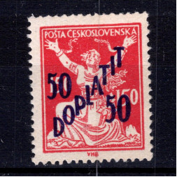 Sello Checoslovaquia, Pof.DL50 (Mi. 49), MH, 50/150h