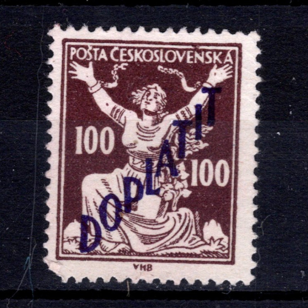 Selo Tchecoslováquia, Pof.DL53 (Mi. 52), (*), 100h