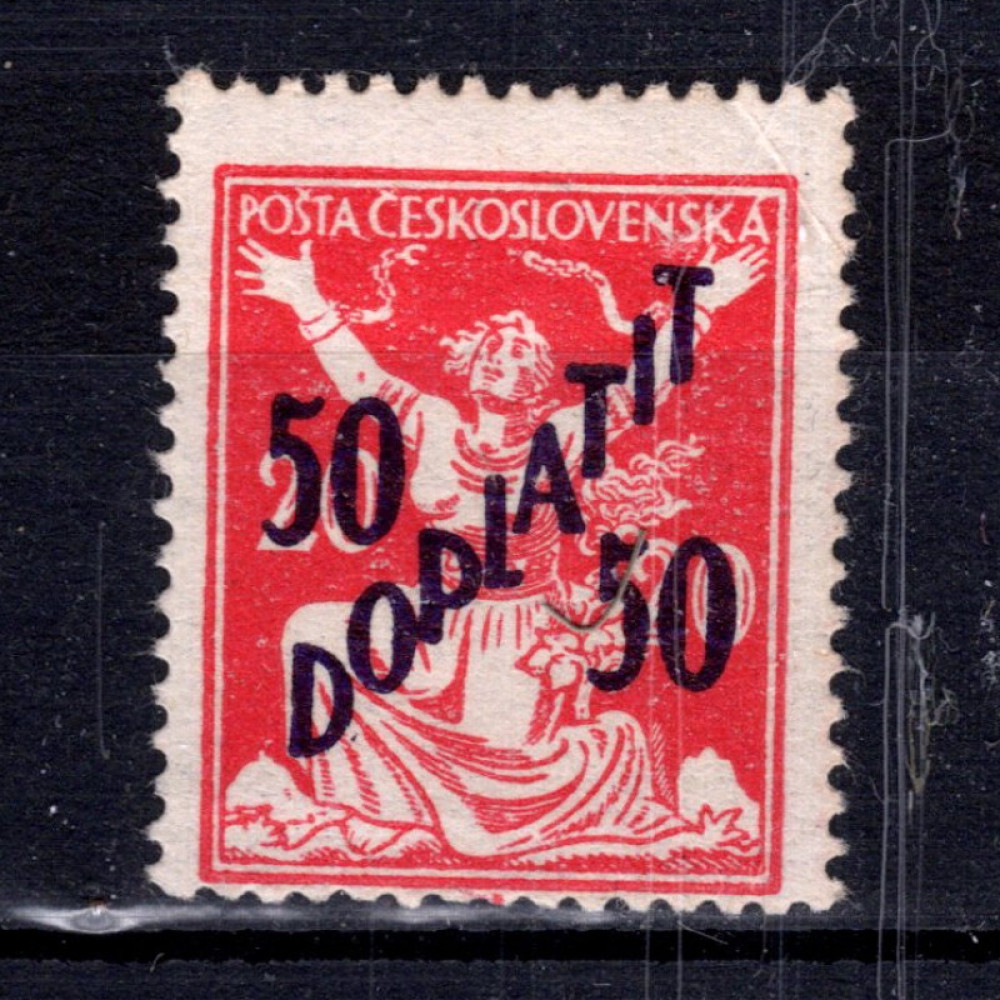 Sello Checoslovaquia, Pof.DL49 (Mi. 48), MNH, 50/20h