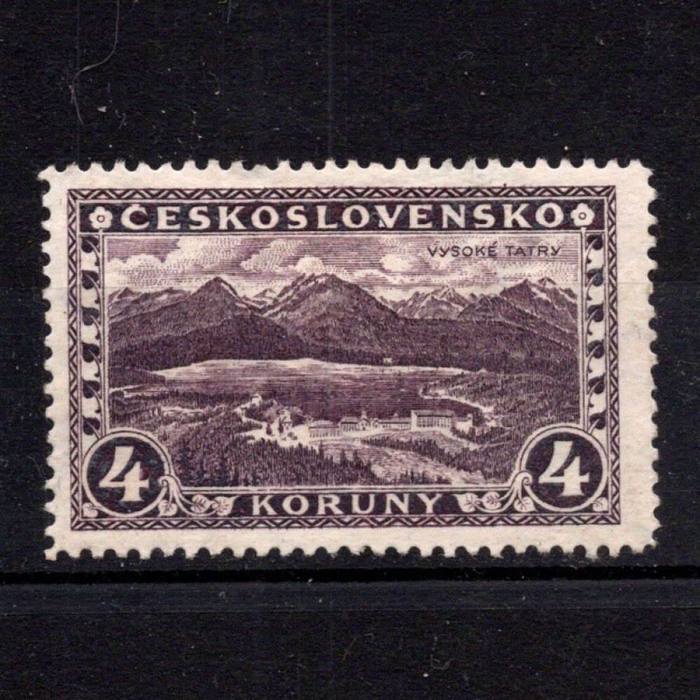 Selo Tchecoslováquia, Pof.227 (Mi. 255), MH, 4 Kč