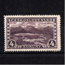 Sello Checoslovaquia, Pof.227 (Mi. 255), MH, 4 Kč