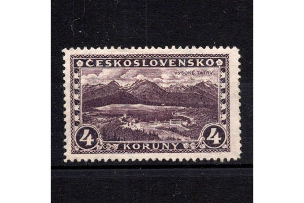 Známka ČSR, Pof.227*, P6, 4 Kč