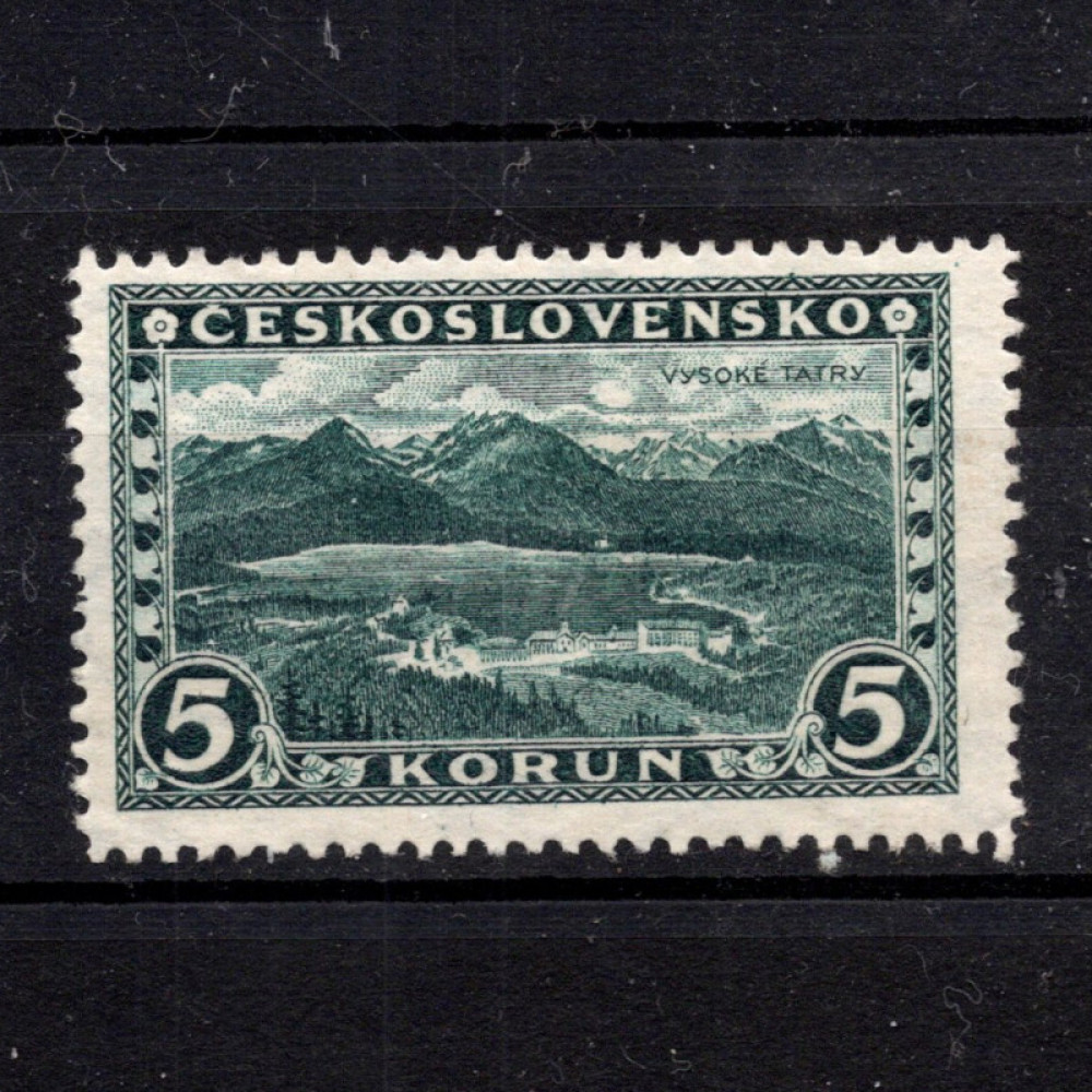 Selo Tchecoslováquia, Pof.228 (Mi. 256), MH, 5 Kč
