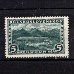 Selo Tchecoslováquia, Pof.228 (Mi. 256), MH, 5 Kč