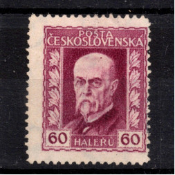 Stamp Czechoslovakia, Pof.189B (Mi. 223B), (*), 60h