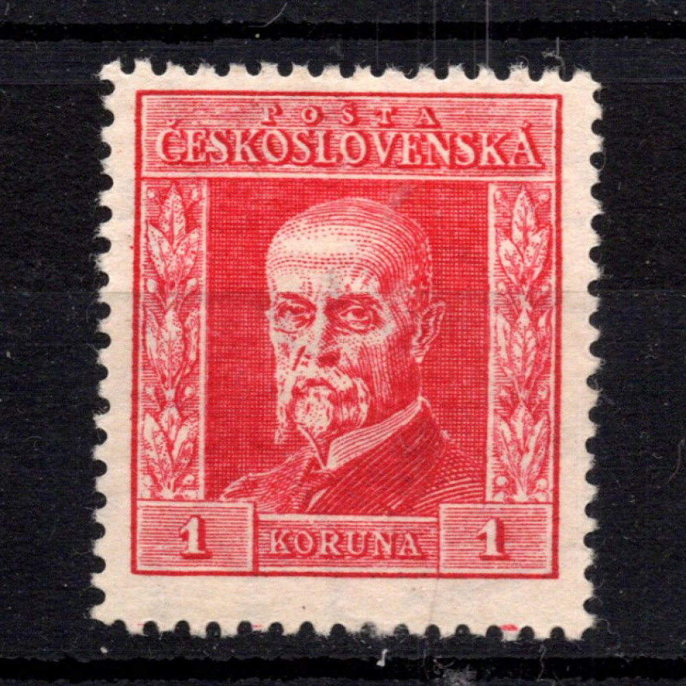 Selo Tchecoslováquia, Pof.190 (Mi. 224), MH, 1 Kč