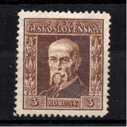 Známka ČSR, Pof.192*, I. typ, 3 Kč