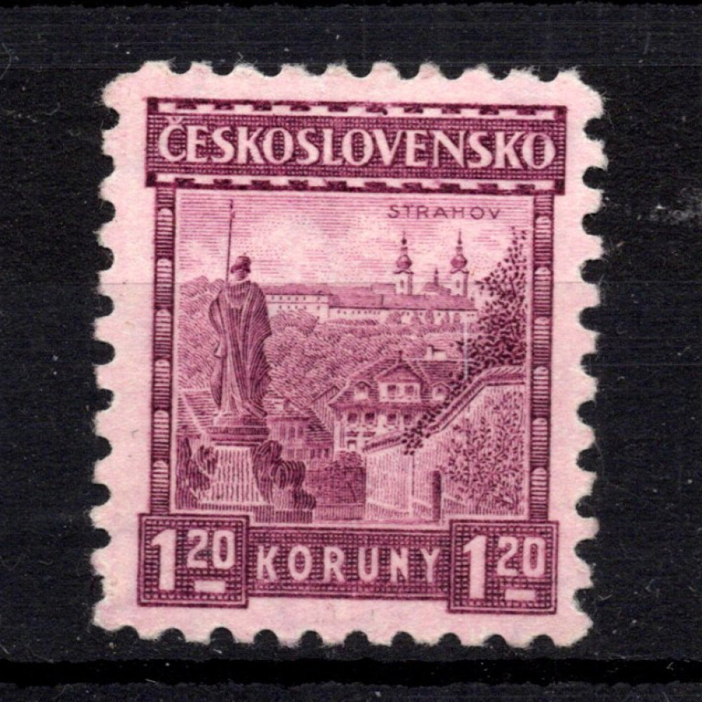 Stamp Czechoslovakia, Pof.213 (Mi. 249), MH, 1,20 Kč