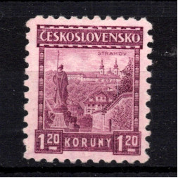 Sello Checoslovaquia, Pof.213 (Mi. 249), MH, 1,20 Kč