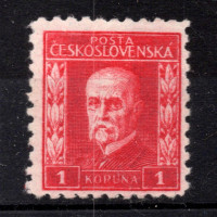 Známka ČSR, Pof.203*, VII. typ, 1 Kč