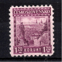 Známka ČSR, Pof.219*, 1,20 Kč