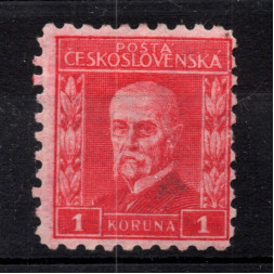 Sello Checoslovaquia, Pof.201 (Mi. 235), MH, 1 Kč