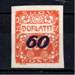 Briefmarke Tschechoslowakie, Pof.DL37 (Mi. 31)*, 60/250h