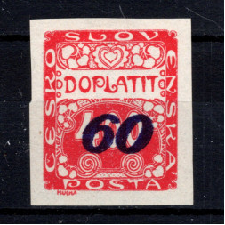 Briefmarke Tschechoslowakie, Pof.DL38 (Mi. 32)*, 60/400h