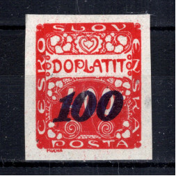 Briefmarke Tschechoslowakie, Pof.DL40 (Mi. 34)*, 100/400h