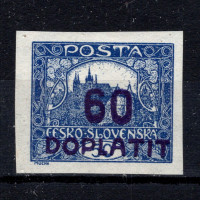 Známka ČSR, Pof.DL21*, 60/50h
