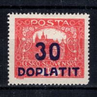 Briefmarke Tschechoslowakie, Pof.DL29C (Mi. P35B)*, 30 h