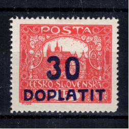 Briefmarke Tschechoslowakie, Pof.DL29C (Mi. P35B)*, 30 h
