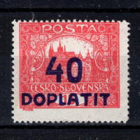 Briefmarke Tschechoslowakie, Pof.DL30C (Mi. P36B)*, 40 h