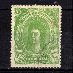 Briefmarke Guatemala, Mi.11 (SG 11)#, 1/2 r