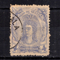 Známka Guatemala, Mi.13 (SG 13)#, 4 R