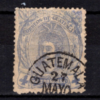 Známka Guatemala, Mi.13 (SG 13)#, 4 R