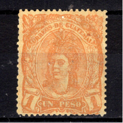Briefmarke Guatemala, Mi.14 (SG 14)(*), 1 P