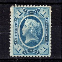 Selo Guatemala, Mi.9 (SG 9), (*), 1 r