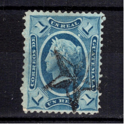 Známka Guatemala, Mi.9 (SG 9)#, 1 r