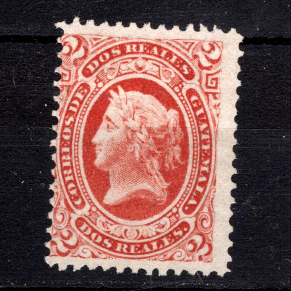 Selo Guatemala, Mi.10 (SG 10), (*), 2 r