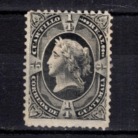 Známka Guatemala, Mi.7 (SG 7)(*), 1/4 r