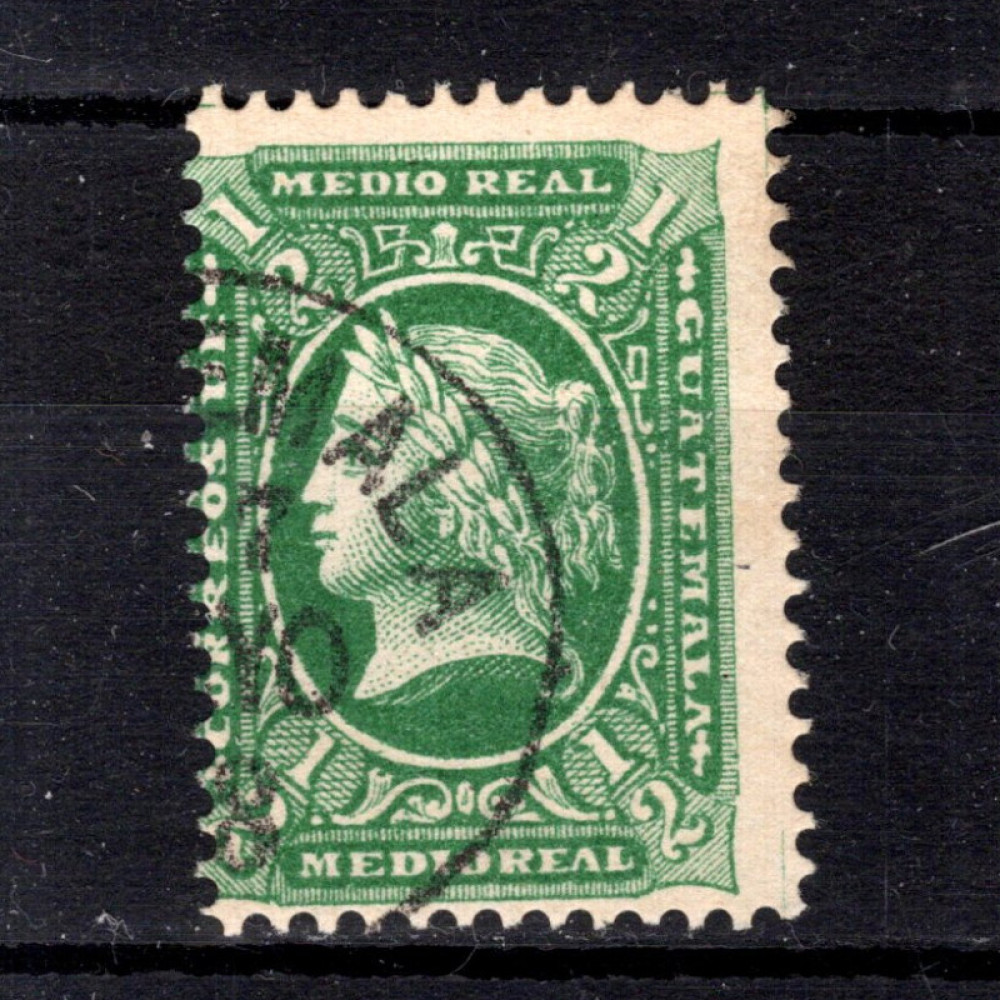 Známka Guatemala, Mi.8 (SG 8)#, 1/2 r