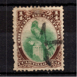 Sello Guatemala, Mi.15 (SG 15), Usado #, 1/4