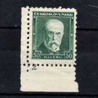 Známka s DČ ČSR, Pof.258*, II, 50h