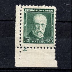 Briefmarken mit Kennzeichen Tschechoslowakie, Pof.258 (Mi. 295)*, 50h