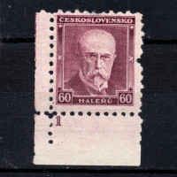 Známka s DČ ČSR, Pof.259*, 60h