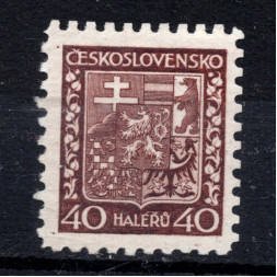 Známka ČSR, Pof.253a**, 40h